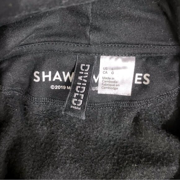 H&M Divided Black Pink Shawn Mendez Graphic Tour Sweatshirt Hoodie L - Picture 5 of 15
